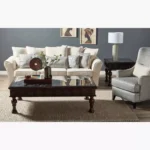 ⁦طاولة قهوة بسطح زجاج بتصميم نورثبروك⁩ - الصورة ⁦6⁩