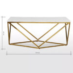 ⁦طاولة قهوة بتصميم لونار⁩ - الصورة ⁦5⁩