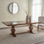 ⁦طقم طاولة طعام كلاسيكي 10 كراسي – تصميم فاخر بتفاصيل منحوتة – سطح خشبي متين – مثالي للعائلات الكبيرة⁩ - الصورة ⁦8⁩