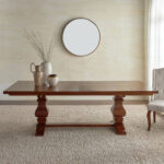 ⁦طقم طاولة طعام كلاسيكي 10 كراسي – تصميم فاخر بتفاصيل منحوتة – سطح خشبي متين – مثالي للعائلات الكبيرة⁩ - الصورة ⁦7⁩