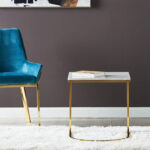 ⁦طاولة جانبية بسطح رخام - كاريرا⁩ - الصورة ⁦2⁩