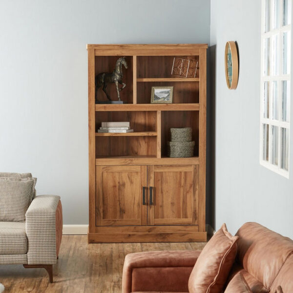 خزانة جانبية من خشب هندسي بألوان رائعة