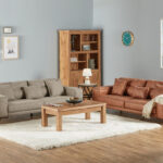 ⁦خزانة جانبية من خشب هندسي بألوان رائعة⁩ - الصورة ⁦5⁩