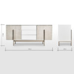 ⁦بوفية  بتصميم أنيق وخامات عالية الجودة⁩ - الصورة ⁦5⁩