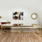 ⁦طاولة سفرة 12 مقعدًا بسطح زجاجي⁩ - الصورة ⁦2⁩