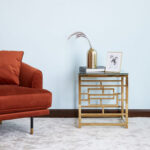 ⁦طاولة جانبية بسطح زجاج - تيرينس⁩ - الصورة ⁦4⁩