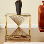 ⁦طاولة جانبية بسطح زجاج - ألفي⁩ - الصورة ⁦5⁩