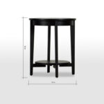 ⁦طاولة جانبية بسطح زجاج من لوك⁩ - الصورة ⁦5⁩