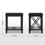 ⁦طاولة جانبية بسطح خشبي من ماريلاند⁩ - الصورة ⁦5⁩