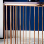 ⁦طاولة جانبية بقاعدة معدنية من تورين⁩ - الصورة ⁦4⁩