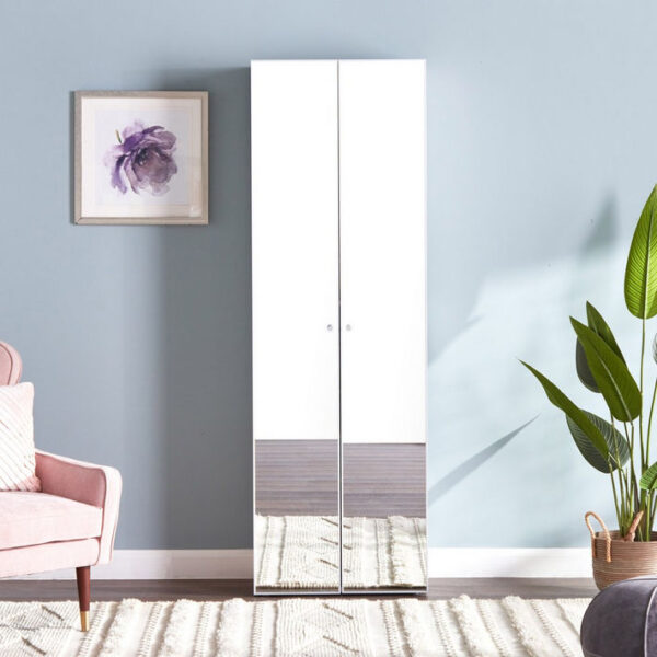 خزانة أحذية 34 زوج بتصميم روبن ابيض