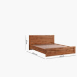 ⁦غرفة نوم كاملة بتصميم بسيط⁩ - الصورة ⁦7⁩