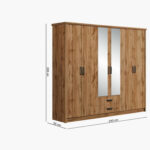 ⁦غرفة نوم كاملة بتصميم بسيط⁩ - الصورة ⁦6⁩