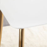 ⁦طاولة طعام 8 كراسي وارجل معدنية⁩ - الصورة ⁦4⁩