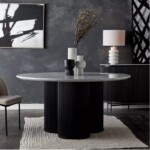 طاولة سفرة رخامية بتصميم فريد