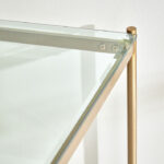 ⁦طاولة جانبية بسطح زجاج - كيلي⁩ - الصورة ⁦3⁩