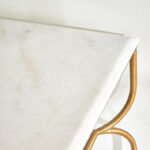 ⁦طاولة جانبية بسطح رخامي - أليكسا⁩ - الصورة ⁦4⁩