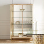 ⁦بوفية بتصميم فاخر وقاعدة معدنة صلبة⁩ - الصورة ⁦7⁩