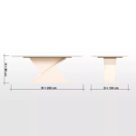 ⁦طاولة سفرة +8 مقاعد بتصميم أنيق⁩ - الصورة ⁦7⁩