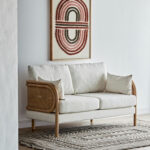 ⁦كنب مقعدين خشبي⁩ - الصورة ⁦2⁩