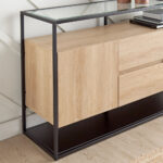 ⁦بوفيه مع إطار معدني تصميم أنيق⁩ - الصورة ⁦5⁩