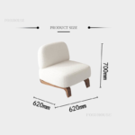 ⁦كرسي مفرد بتصميم مودرن⁩ - الصورة ⁦4⁩