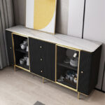 ⁦بوفية مصمم بدقة من الخشب الهندسي⁩ - الصورة ⁦3⁩