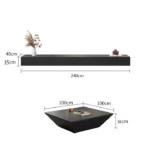 ⁦طقم طاولات مودرن بتصميم فاخر⁩ - الصورة ⁦9⁩