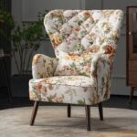 ⁦كرسي مفرد من تصميم تايجر مع مسند للقدم⁩ - الصورة ⁦2⁩