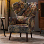 ⁦كرسي مفرد من تصميم تايجر مع مسند للقدم⁩ - الصورة ⁦3⁩