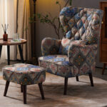 ⁦كرسي مفرد من تصميم تايجر مع مسند للقدم⁩ - الصورة ⁦6⁩