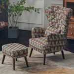 ⁦كرسي مفرد من تصميم تايجر مع مسند للقدم⁩ - الصورة ⁦7⁩