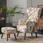 كرسي مفرد من تصميم تايجر مع مسند للقدم