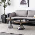 طاولات زجاج بتصميم اوروبي