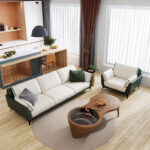 طاولة خدمة حلزونية