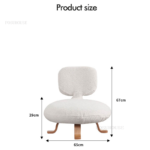 ⁦كرسي مفرد فرو بظهر متدرج⁩ - الصورة ⁦5⁩