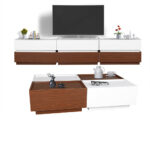 ⁦طقم طاولات تلفاز وطاولة قهوة⁩ - الصورة ⁦4⁩