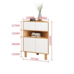 ⁦خزانة جانبية عصرية فاخرة – تصميم متعدد الاستخدام – أرفف داخلية وخامات متينة – مثالية للمدخل أو غرفة المعيشة⁩ - الصورة ⁦4⁩