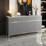 بوفية مودرن مع سطح رخامي عالي الجودة