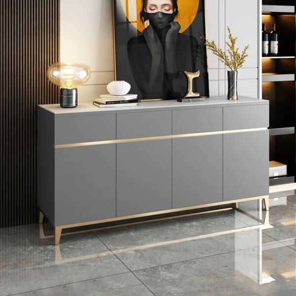 بوفية مودرن مع سطح رخامي عالي الجودة