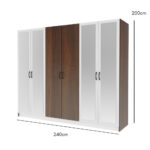 ⁦غرفة نوم كاملة بتصميم هادئ⁩ - الصورة ⁦3⁩