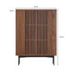 ⁦خزانة أحذية بتصميم كلاسيكي عصري – متعددة الأرفف بواجهة شيك – خشب متين وتشطيب عالي الجودة⁩ - الصورة ⁦4⁩