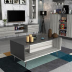 ⁦طقم طاولات تلفزيون وقهوة بتصميم راقي⁩ - الصورة ⁦5⁩