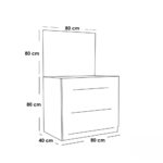 ⁦غرفة نوم 4 قطع من أبلاينس فيرنيتشير⁩ - الصورة ⁦5⁩