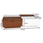 ⁦طقم طاولات تلفاز وطاولة قهوة⁩ - الصورة ⁦6⁩