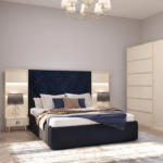 غرفة نوم مميزة بألوان مبهجة