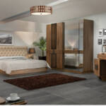 طقم غرفة نوم بتصميم راقي