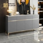 بوفية مودرن مع سطح رخامي عالي الجودة