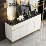 بوفية مودرن مع سطح رخامي عالي الجودة