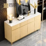 بوفية مودرن مع سطح رخامي عالي الجودة